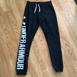 Under Armour Black Sweatpants/Joggers